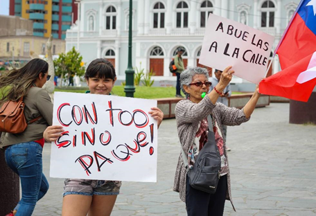 Elaboración propia. Marcha de Adultas y Adultos
Mayores, 29 de octubre de 2019, Iquique, Chile.